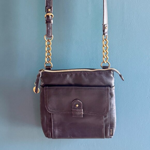 Relic Handbags - Relic by Fossil Black Crossbody Bag with Gold Chain Strap